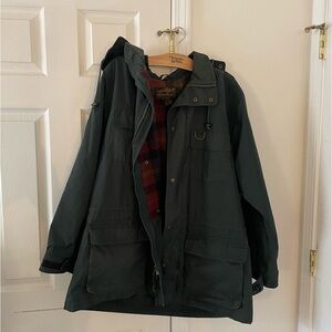 Dark Green Men’s Vintage Eddie Bauer Winter Jacket